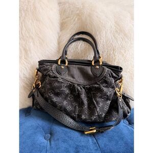 Louis vuitton Denim Neo Cabby MM Black